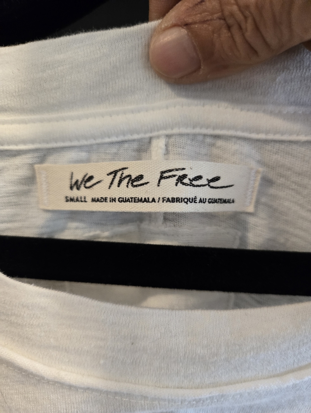 We The Free Arden  Tee With Thumbholes( set of 4) - White .Size S - Picture 12 of 15